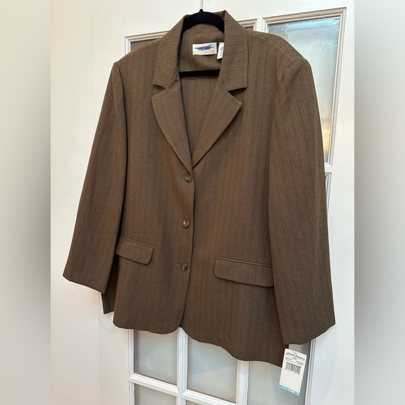 Alfred Dunner Woman Baker Street Career Chic Blazer Jacket Plus Size 16W NWT - Picture 2 of 11